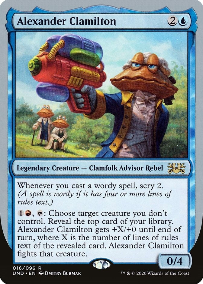 Image for Alexander Clamilton (Unsanctioned) (16) - Magic: The Gathering