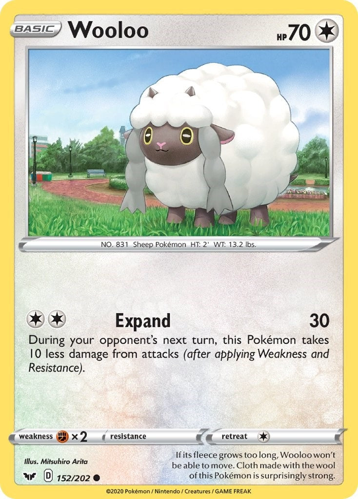 Image for Wooloo (152) (SWSH01: Sword & Shield Base Set) (152/202) - Pokemon