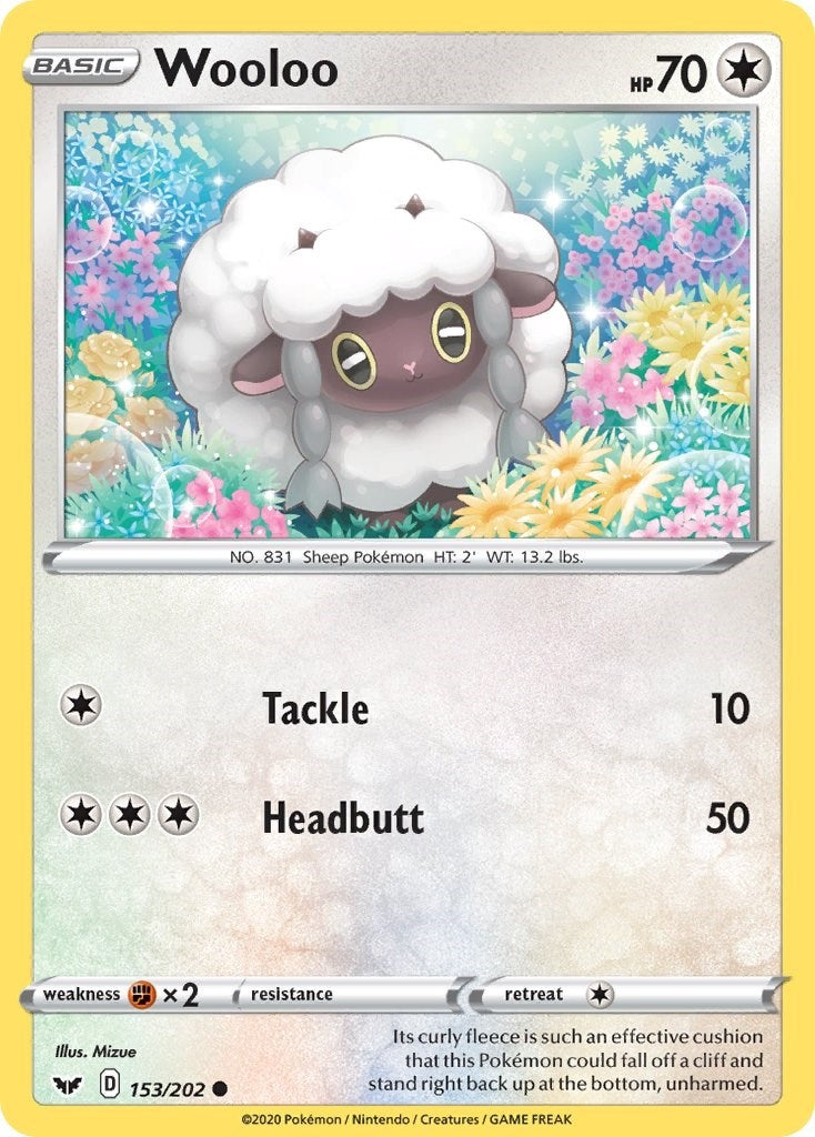 Image for Wooloo (153) (SWSH01: Sword & Shield Base Set) (153/202) - Pokemon