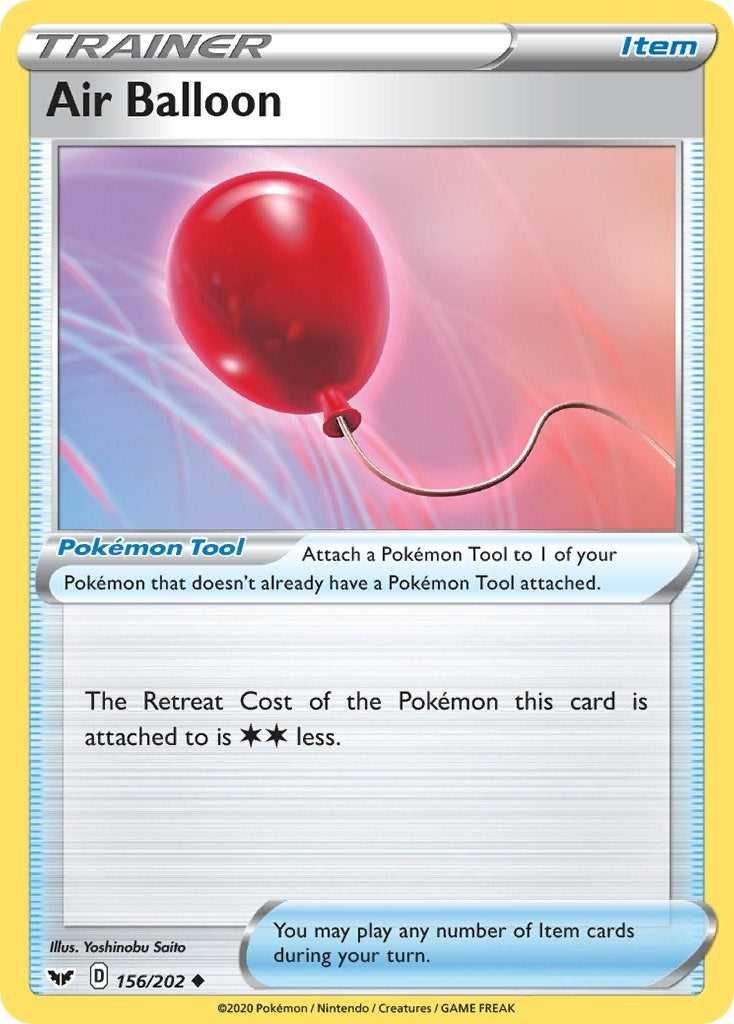 Image for Air Balloon (SWSH01: Sword & Shield Base Set) (156/202) - Pokemon