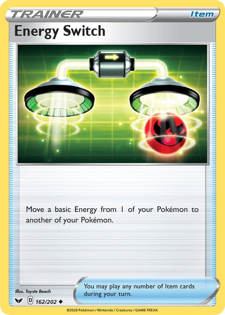 Image for Energy Switch (SWSH01: Sword & Shield Base Set) (162/202) - Pokemon