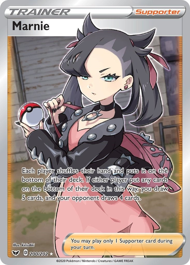 Image for Marnie (Full Art) (SWSH01: Sword & Shield Base Set) (200/202) - Pokemon