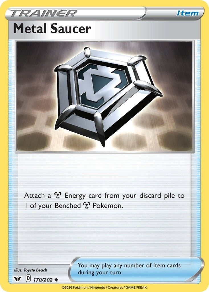 Image for Metal Saucer (SWSH01: Sword & Shield Base Set) (170/202) - Pokemon