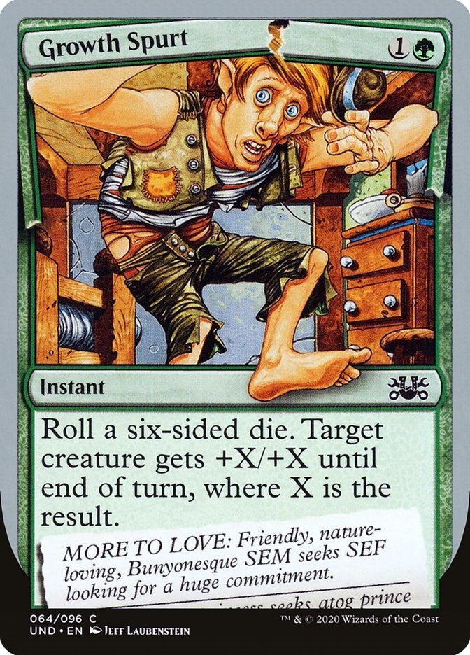 Image for Growth Spurt (Unsanctioned) (64) - Magic: The Gathering
