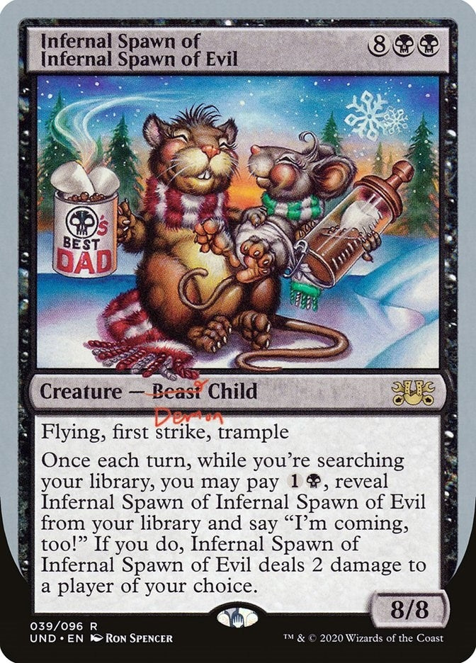 Image for Infernal Spawn of Infernal Spawn of Evil (Unsanctioned) (39) - Magic: The Gathering