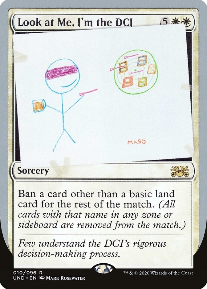 Image for Look at Me, I'm the DCI (Unsanctioned) (10) - Magic: The Gathering