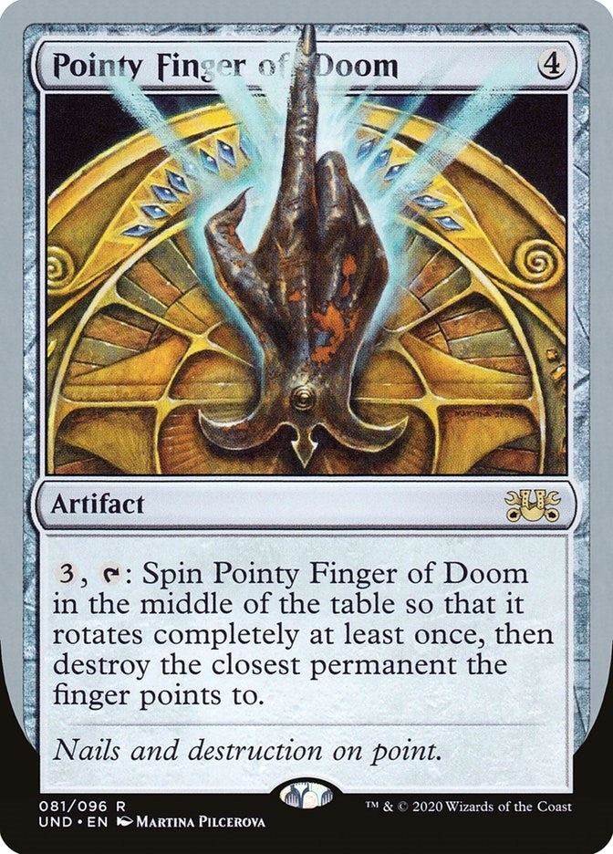 Image for Pointy Finger of Doom (Unsanctioned) (81) - Magic: The Gathering