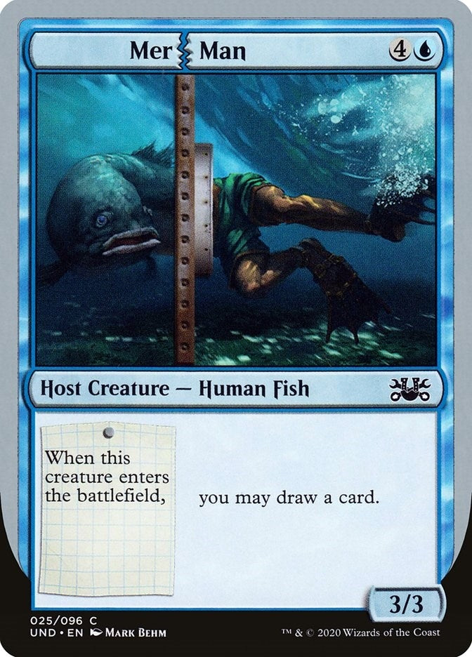Image for Mer Man (Unsanctioned) (25) - Magic: The Gathering