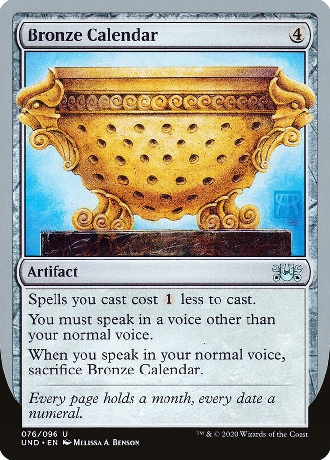 Image for Bronze Calendar (Unsanctioned) (76) - Magic: The Gathering