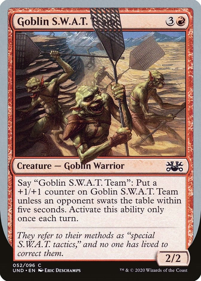 Image for Goblin S.W.A.T. Team (Unsanctioned) (52) - Magic: The Gathering