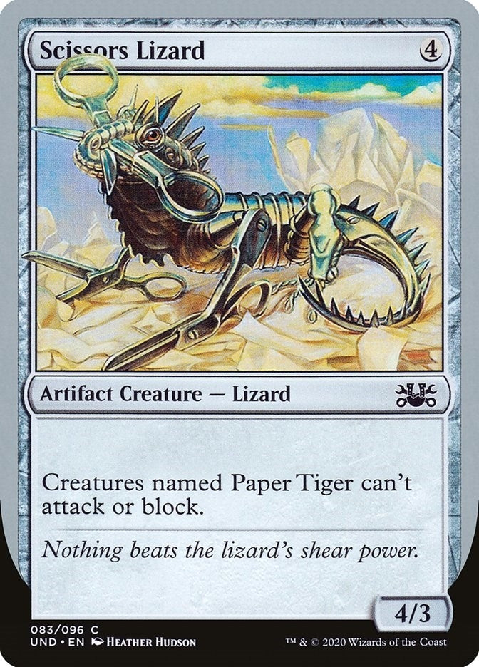 Image for Scissors Lizard (Unsanctioned) (83) - Magic: The Gathering