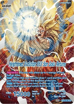 Image for Son Goku // Heightened Evolution SS3 Son Goku Returns (Universal Onslaught) (BT9-127) - Dragon Ball Super: Masters