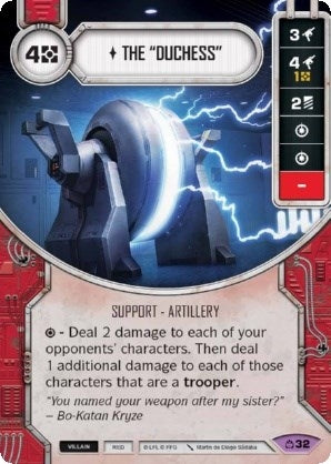 Image for The "Duchess" (Card Only) (Covert Missions) (32) - Star Wars: Destiny