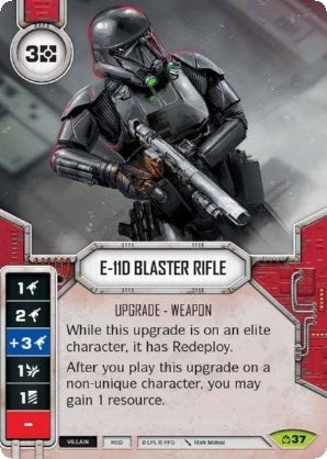 Image for E-11D Blaster Rifle (Card Only) (Covert Missions) (37) - Star Wars: Destiny