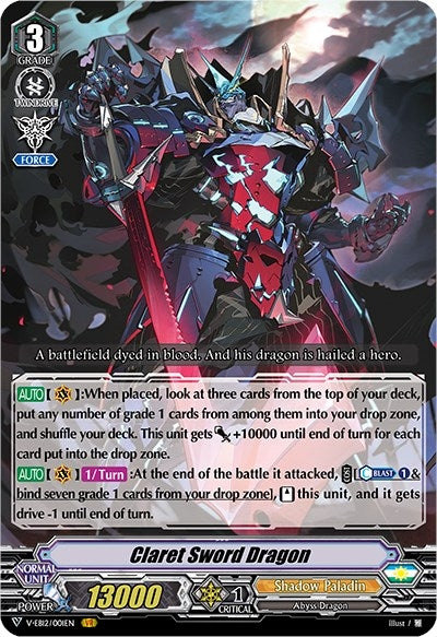 Image for Claret Sword Dragon (V-EB12: Team Dragon's Vanity) (V-EB12/001EN) - Cardfight Vanguard