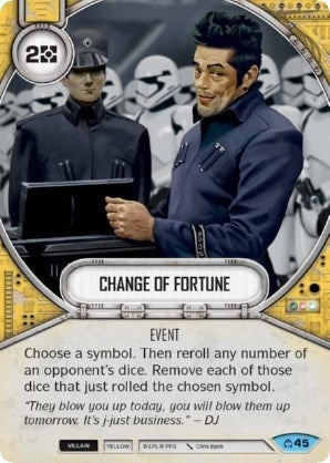 Image for Change of Fortune (Covert Missions) (45) - Star Wars: Destiny