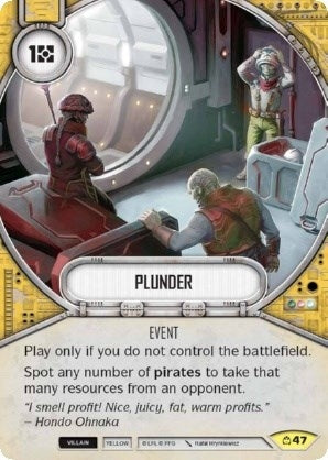 Image for Plunder (Covert Missions) (47) - Star Wars: Destiny
