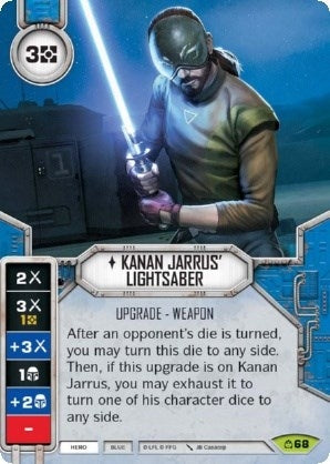Image for Kanan Jarrus' Lightsaber (Covert Missions) (68) - Star Wars: Destiny