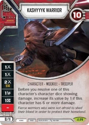 Image for Kashyyyk Warrior (Covert Missions) (71) - Star Wars: Destiny