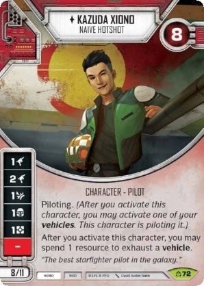Image for Kazuda Xiono - Naive Hotshot (Card Only) (Covert Missions) (72) - Star Wars: Destiny