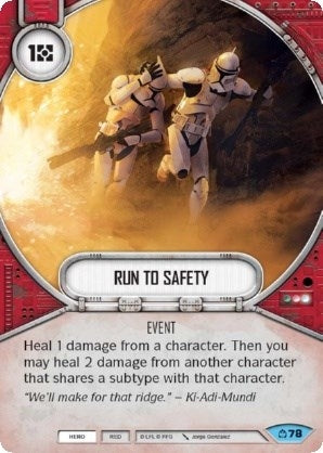 Image for Run To Safety (Covert Missions) (78) - Star Wars: Destiny