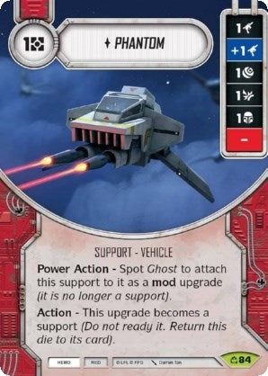 Image for Phantom (Card Only) (Covert Missions) (84) - Star Wars: Destiny