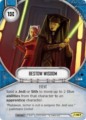 Image for Bestow Wisdom (Covert Missions) (107) - Star Wars: Destiny
