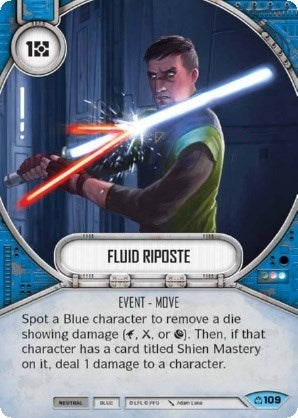 Image for Fluid Riposte (Covert Missions) (109) - Star Wars: Destiny