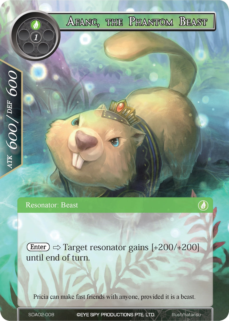 Image for Afanc, the Phantom Beast (Alice Origin II Starter Deck) (SDAO2-008) - Force of Will
