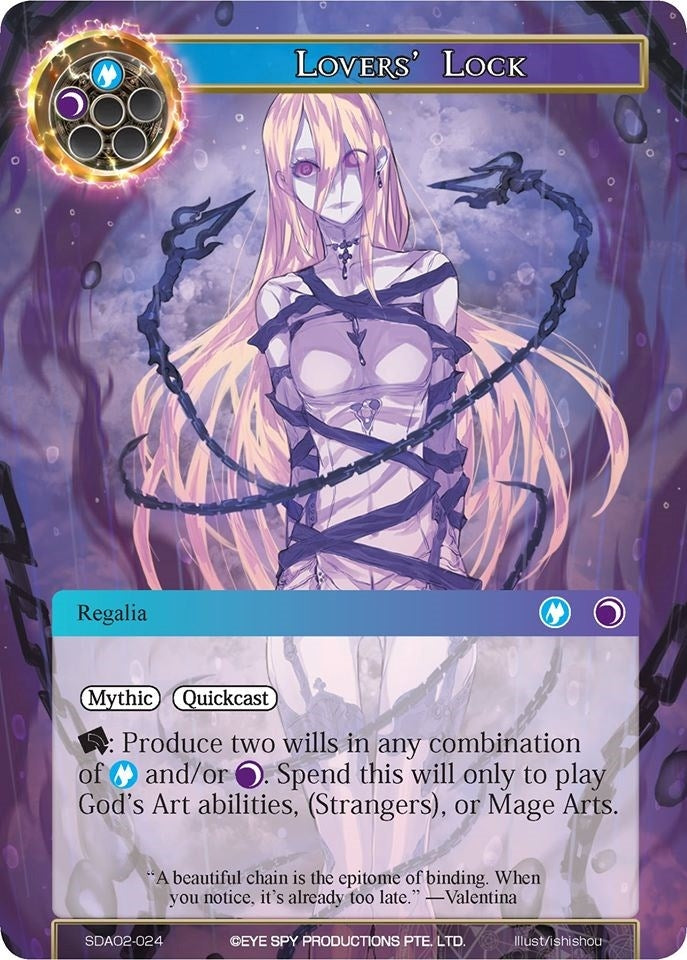 Image for Lovers' Lock (Alice Origin II Starter Deck) (SDAO2-024) - Force of Will