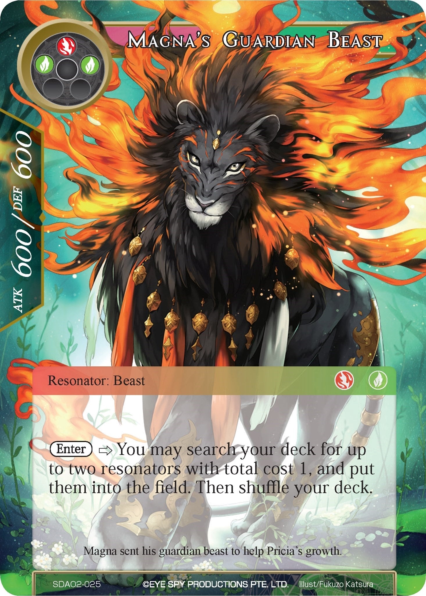 Image for Magna's Guardian Beast (Alice Origin II Starter Deck) (SDAO2-025) - Force of Will