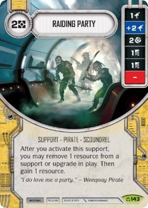 Image for Raiding Party (Covert Missions) (143) - Star Wars: Destiny