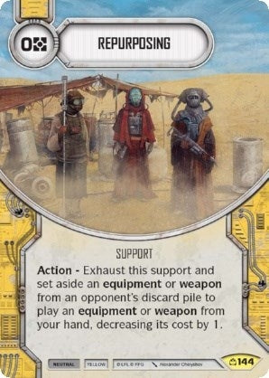 Image for Repurposing (Covert Missions) (144) - Star Wars: Destiny