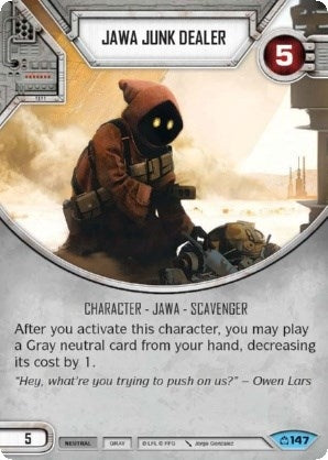 Image for Jawa Junk Dealer (Covert Missions) (147) - Star Wars: Destiny