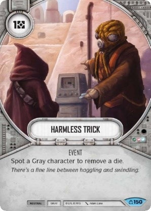 Image for Harmless Trick (Covert Missions) (150) - Star Wars: Destiny