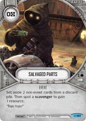 Image for Salvaged Parts (Covert Missions) (151) - Star Wars: Destiny