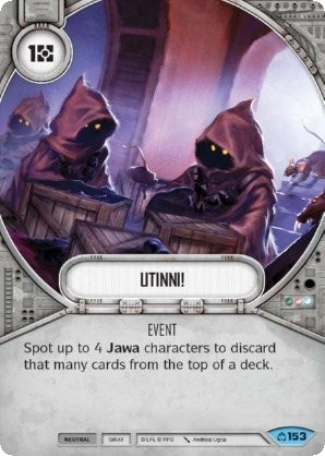 Image for Utinni! (Covert Missions) (153) - Star Wars: Destiny