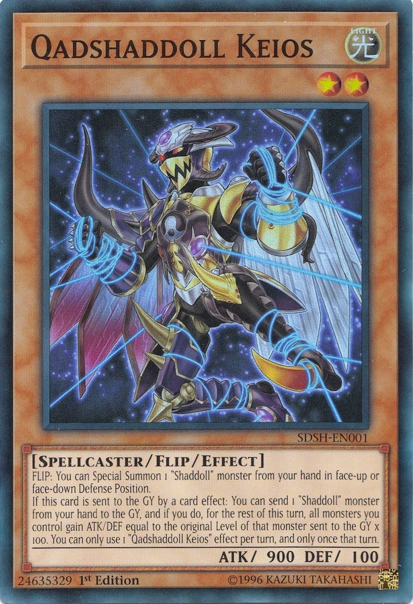 Image for Qadshaddoll Keios (Structure Deck: Shaddoll Showdown) (SDSH-EN001) - YuGiOh