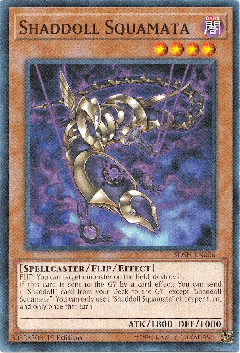 Image for Shaddoll Squamata (Structure Deck: Shaddoll Showdown) (SDSH-EN006) - YuGiOh