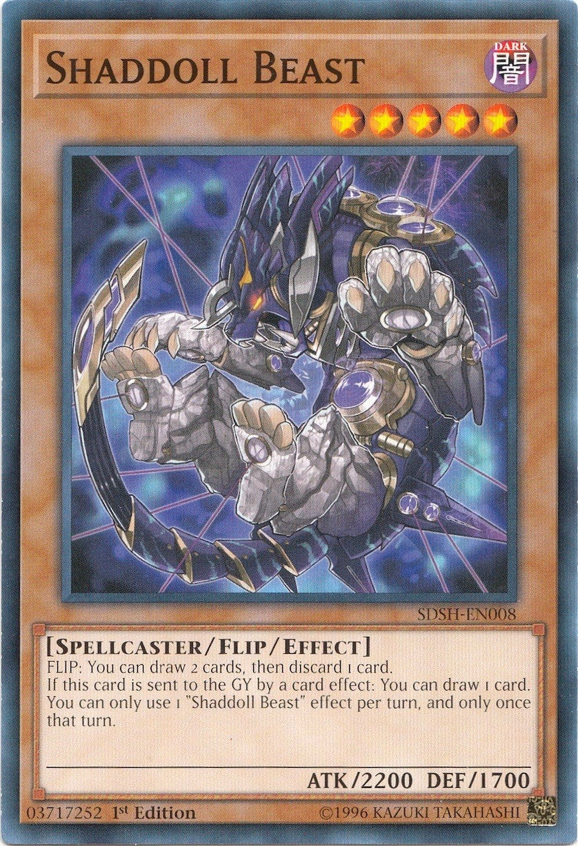 Image for Shaddoll Beast (Structure Deck: Shaddoll Showdown) (SDSH-EN008) - YuGiOh