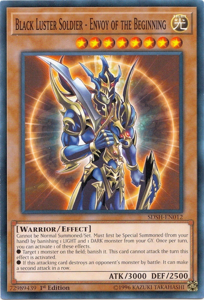 Image for Black Luster Soldier - Envoy of the Beginning (Structure Deck: Shaddoll Showdown) (SDSH-EN012) - YuGiOh