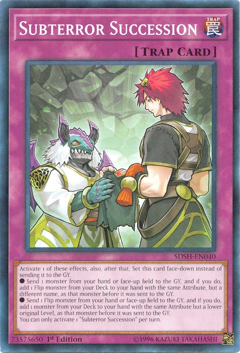 Image for Subterror Succession (Structure Deck: Shaddoll Showdown) (SDSH-EN040) - YuGiOh