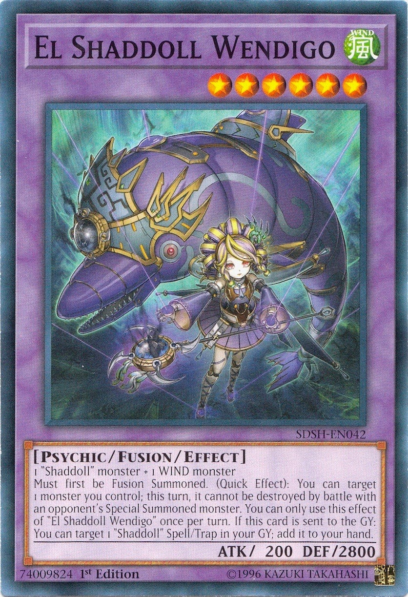 Image for El Shaddoll Wendigo (Structure Deck: Shaddoll Showdown) (SDSH-EN042) - YuGiOh