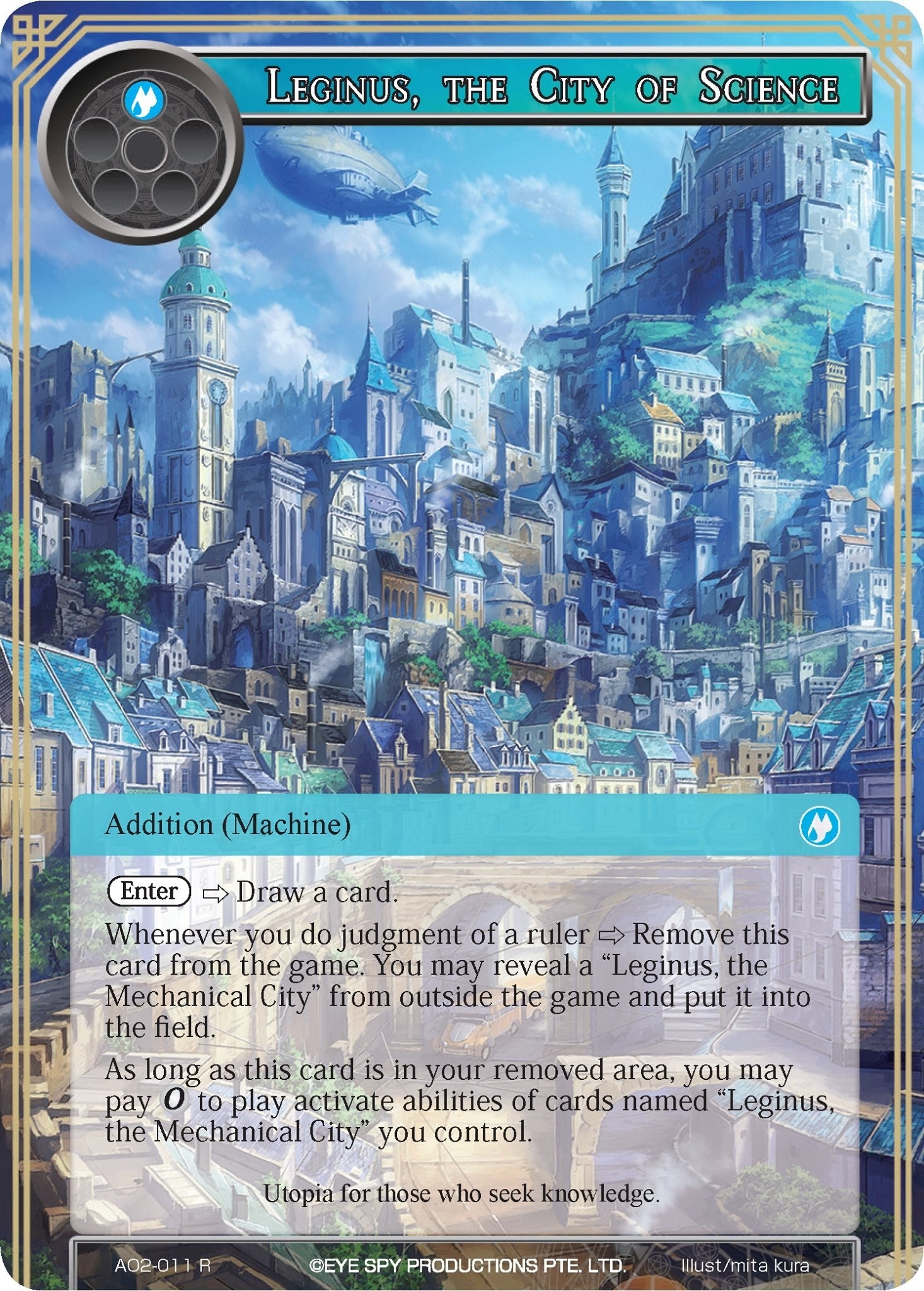 Image for Leginus, the City of Science (Alice Origin II) (AO2-011) - Force of Will