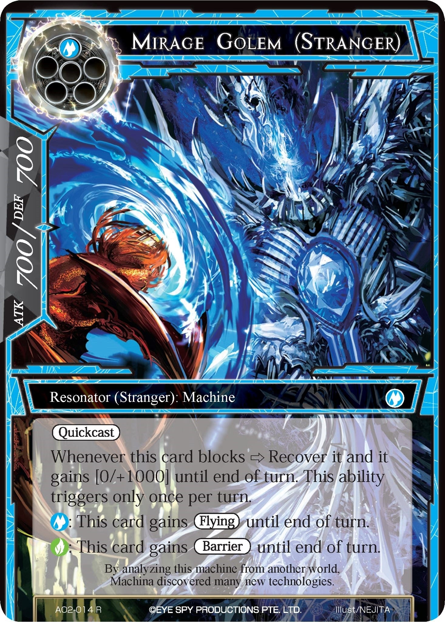 Image for Mirage Golem (Stranger) (Alice Origin II) (AO2-014) - Force of Will