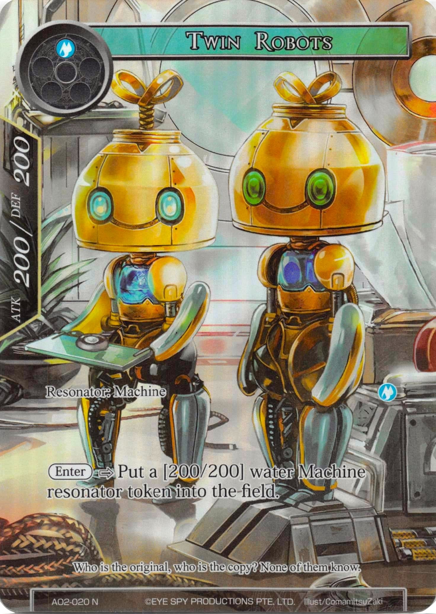 Image for Twin Robots (Full Art) (Alice Origin II) (AO2-020) - Force of Will