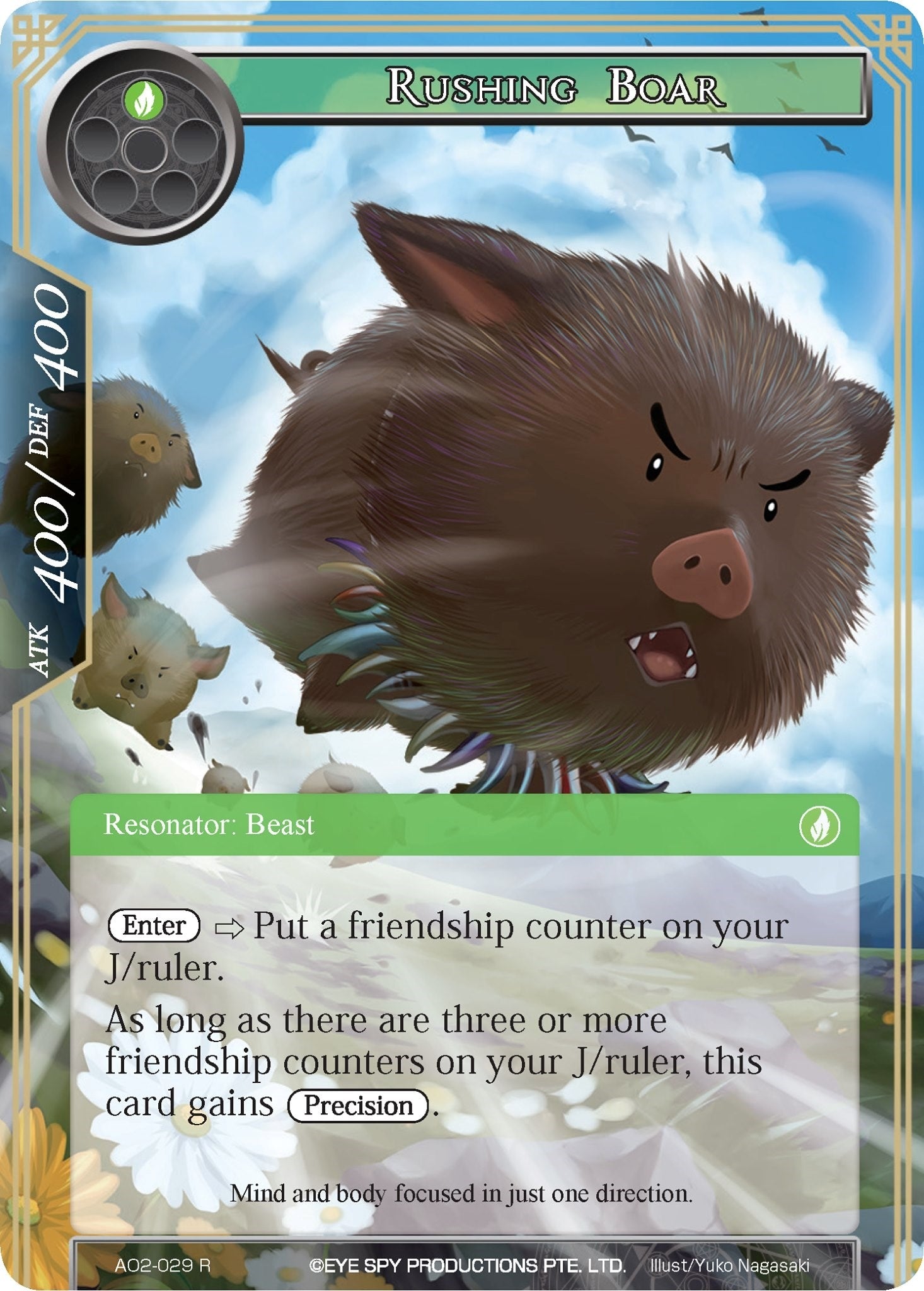 Image for Rushing Boar (Alice Origin II) (AO2-029) - Force of Will