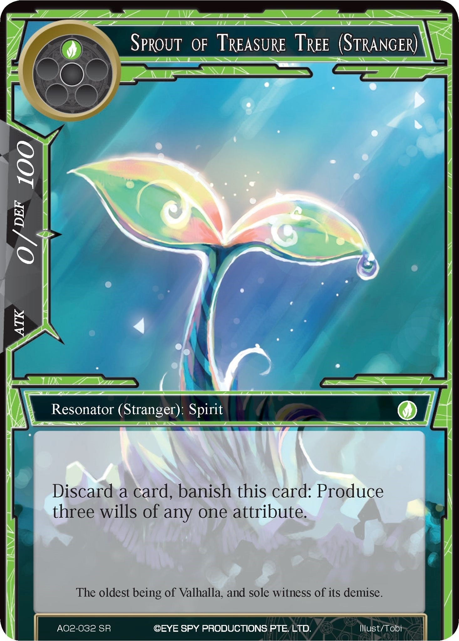 Image for Sprout of Treasure Tree (Stranger) (Alice Origin II) (AO2-032) - Force of Will