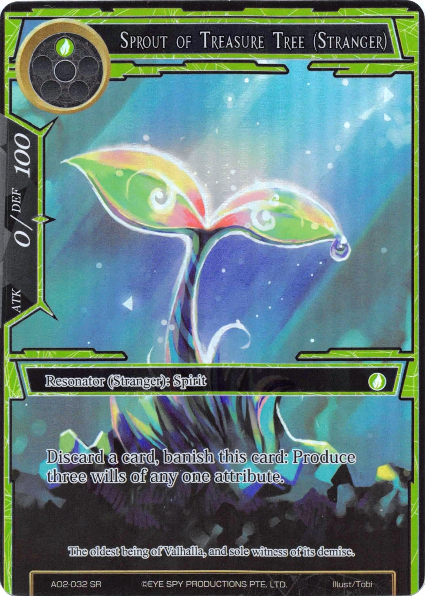 Image for Sprout of Treasure Tree (Stranger) (Full Art) (Alice Origin II) (AO2-032) - Force of Will