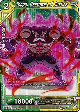 Image for Toppo, Bestower of Justice (Promotion Cards) (P-199) - Dragon Ball Super: Masters